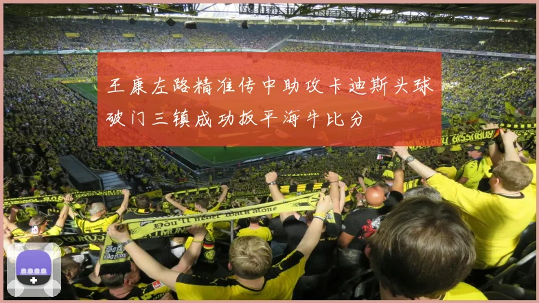 王康左路精准传中助攻卡迪斯头球破门三镇成功扳平海牛比分